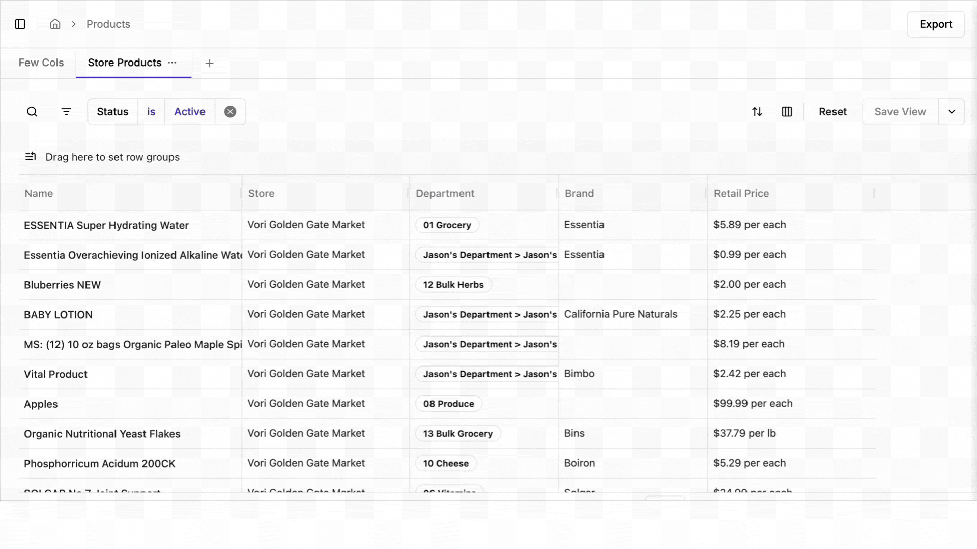 Hide & Unhide Columns