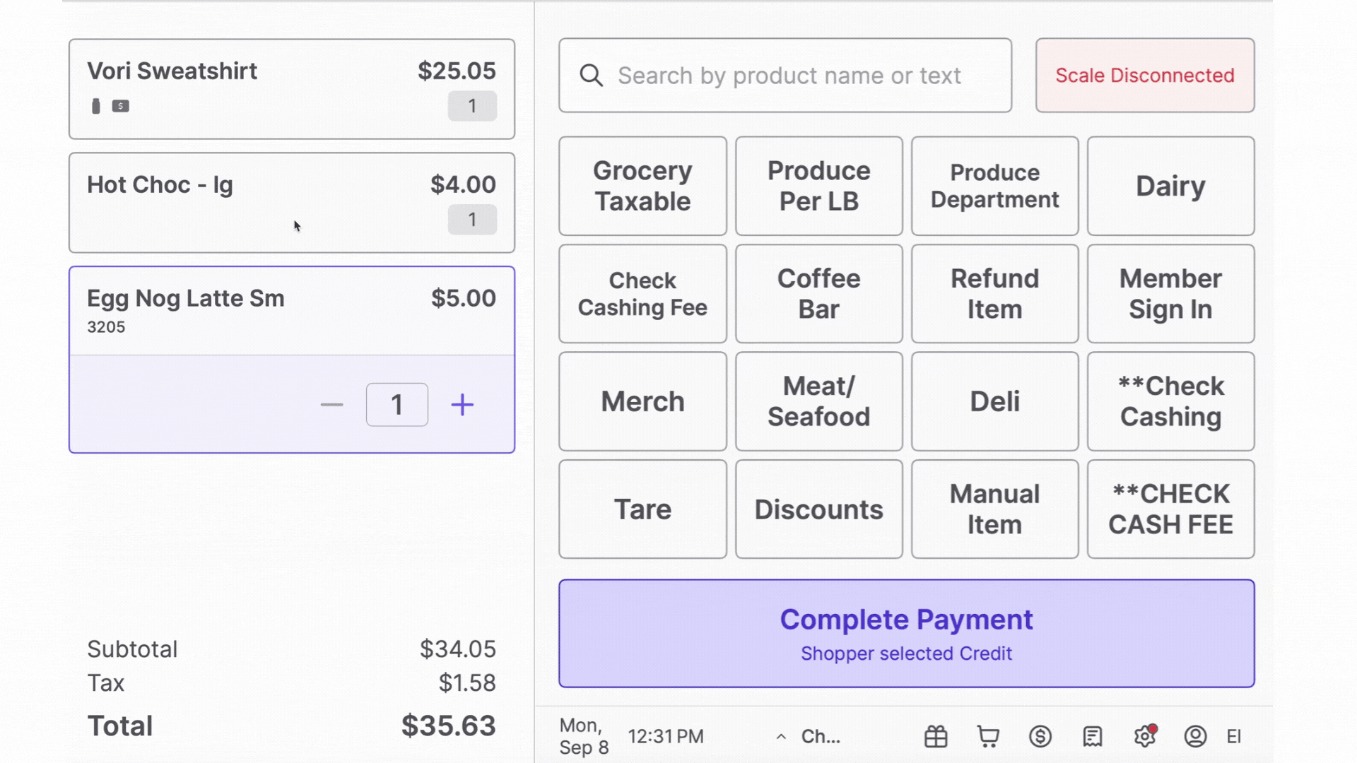 Refund Item Hot Key