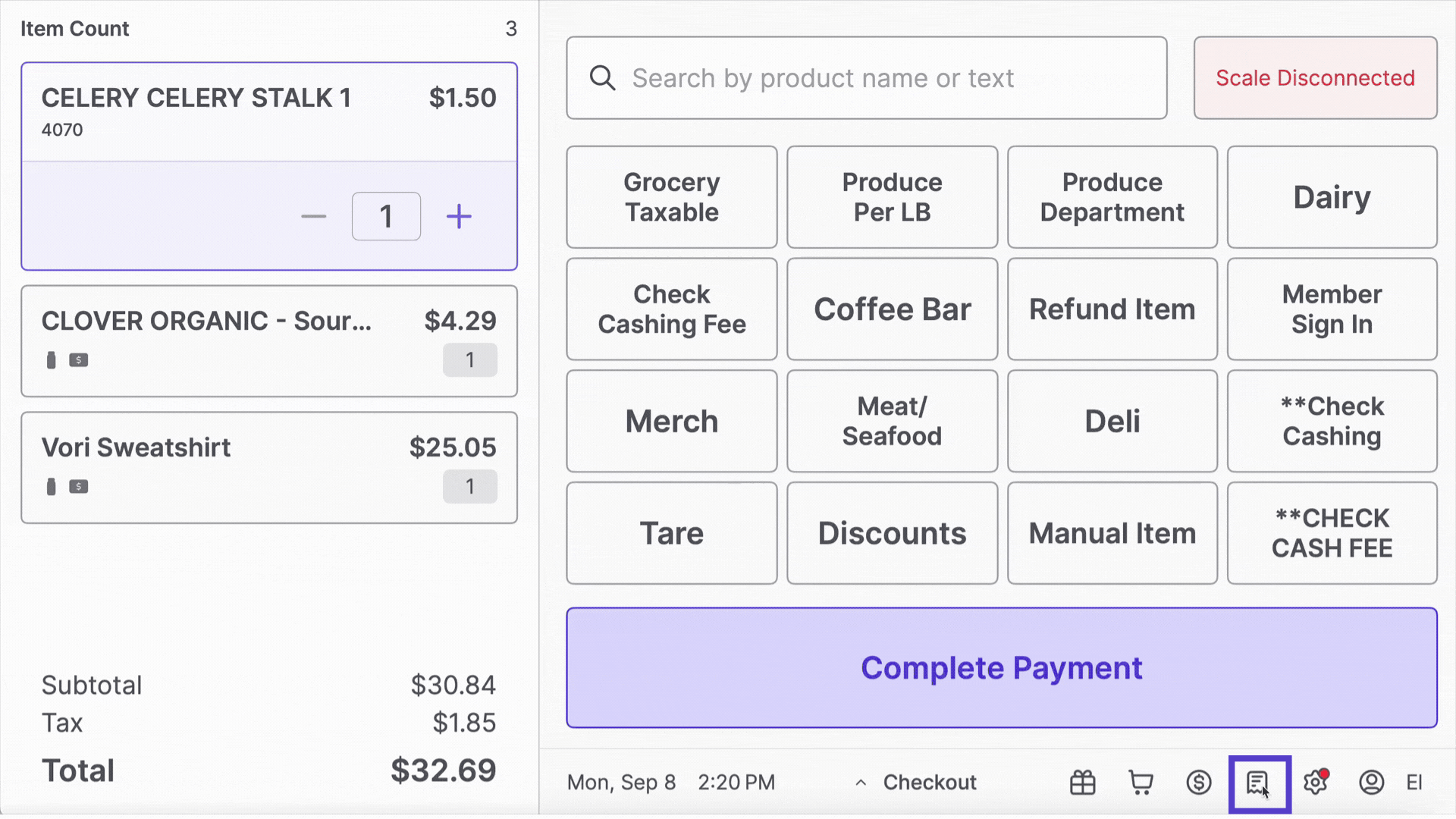 Refunding from the Order Page