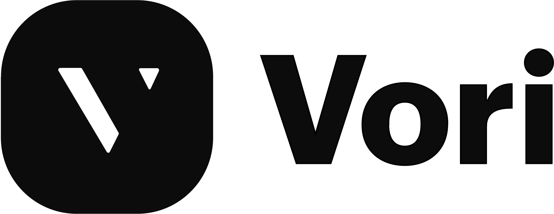 Vori logo in black